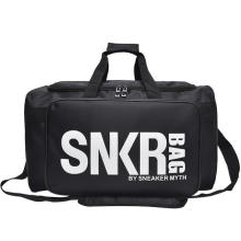 Custom High Quality Waterproof Tote Travel Sports Bag Black Weekend Overnight Duffel Bags Unisex with Logo Print